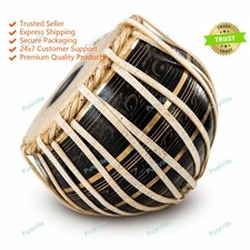 Black Bayan Brass Tabla Polish Hochwertiges Traditionelles Musikinstrument