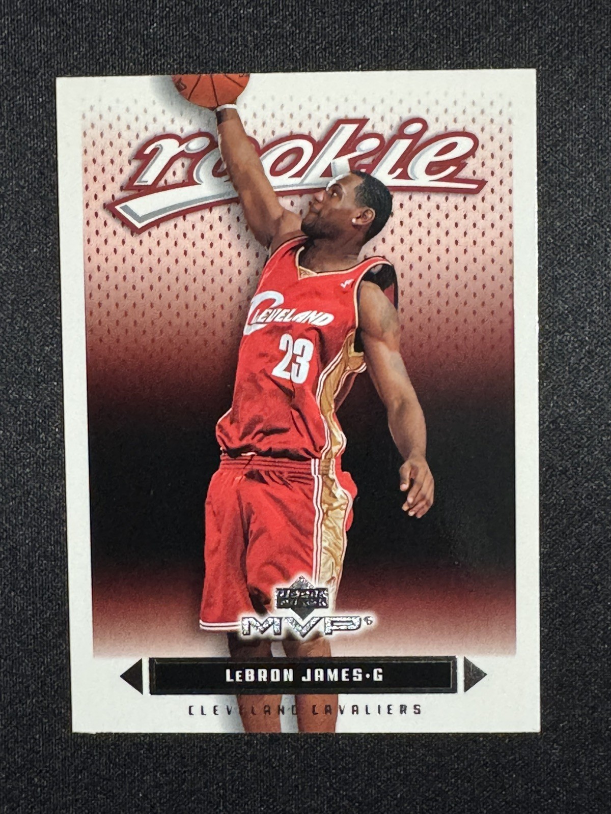 LeBron James 2003-04 Upper Deck MVP #201 Rookie RC Cavaliers THE KING