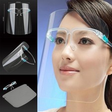 Face Shield Full Face Visor Protection Glasses Frames Mask PPE Clear Transparent