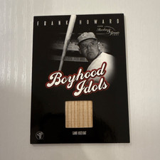 Frank Howard 2003 Fleer Rookies & Greats Boyhood Idols Bat #BI-FH/615 Senators