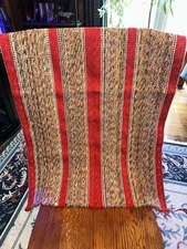 Vintage Tufted Woven Rag Area Rug