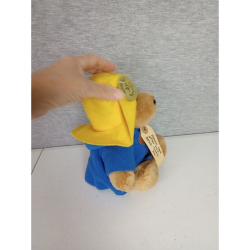 Paddington Bär Plüsch 30. Jahrestag gelber Hut 10 Zoll 1988 Eden Toys - Bild 6 von 13