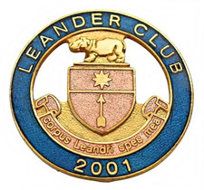 Henley On Thames Royal Regatta Leander Club 2001 Members Enamel Pass Badge