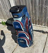 PowaKaddy DRI TECH Blue Cart Golf Bag 14-Way Divider, 6 Pockets, Zip