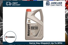 COMMA Engine Oil Motorsport 5W50 Fully Synthetic Performance Track Tested 5L