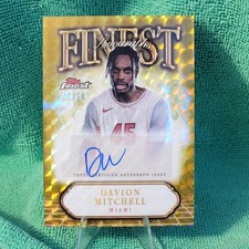 2024-25 Topps Finest - Finest Autographs Davion Mitchell, Davion Mitchell #FA-DM