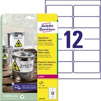 1 Bis 10X Avery Zweckform Wetterfeste Etiketten, 99,1 X 42,3 Mm Spare Bis Zu 21%