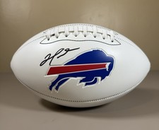 Damar Hamlin Signed Buffalo Bills Football -SCHWARTZ COA