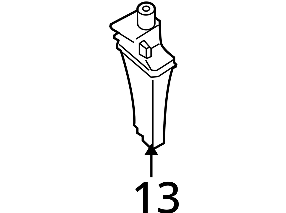 Coolant Reservoir Coupe Fits 13-16 GENESIS 5072466 - Изображение 3 из 3
