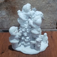Vintage Department 56 Snowbabies Figurine Lift Me Higher I Cant Reach