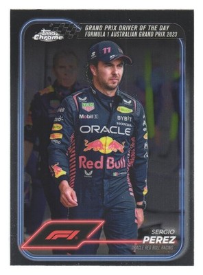 2024 Topps Chrome F1 Formula 1 Oracle Red Bull Racing Sergio Perez