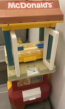 Vintage Fisher Price Fun with Food McDonald’s Drive Thru Playset