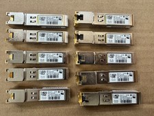 LOT OF 10 Genuine Cisco GLC-T 30-1410-03 1000BASE-T Copper SFP Transceiver