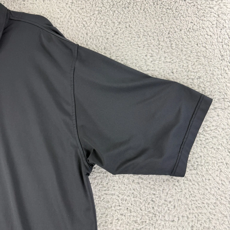 FootJoy Titleist Golf Polo Shirt Mens Large Black Prodry Lisle Short Sleeve - Image 4 of 4