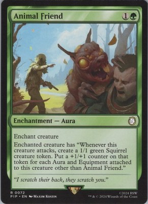 MTG Normal Animal Friend R Universes Beyond: Fallout 72 NM