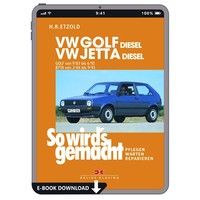 VW Jetta II 2 Diesel Typ 16 1984-1991 So Wird's Gemacht Reparaturanleitung Ebook