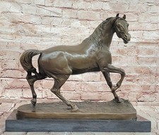 Statue De Cheval En Bronze Barye Fait Main Cheval Cabre Décoration D'Intérieur