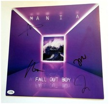 Fall Out Boy Signed X4 Autographed LP Album Flat Poster ACOA