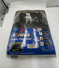 4Knines 8888 Luxury Cargo Liner Waterproof Weather for Dogs Black Large
