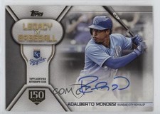 2019 Topps Legacy of Baseball 150th Anniversary /150 Adalberto Mondesi Auto 0cv