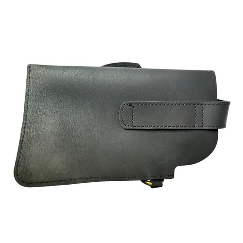 Étui en cuir pour téléphone portable tête d'indien fermeture à pression ceinture boucle pochette - Photo 2 sur 6