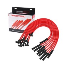 JDMSPEED New HEI Spark Plug Wires Set 90 to Straight Replacement for SBC BBC ...