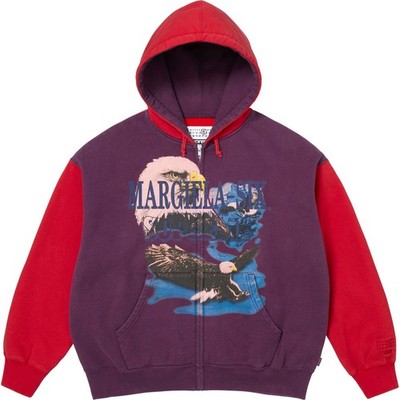 Supreme x MM6 Maison Margiela Eagle Zip Up Hooded Sweatshirt 26SS