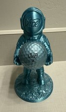 Astronaut Moon Man Golf Ball Display With Glacier Blue Vice Golf Ball - 6.25