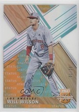 2019 Panini Elite Extra Edition Status Tie-Dye Die-Cut 1/25 Will Wilson #15 3b3