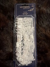 White Satin and Lace Wedding Garter - Modern Romance