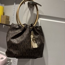 Michael Kors Bucket bag Brown and Gold WORN USE 10 OFF SHIPPING CODE
