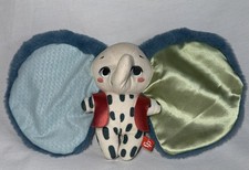Fisher-Price Elephant All Ears Lovey Plush Stuffed Animal Sensory Toy Satin