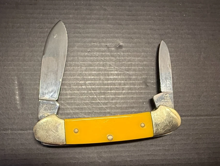 Navaja de Bolsillo Alemania Cubiertos Bertram 352-Y Gallina y Gallo De Colección Sin Caja Foto 2 de 4