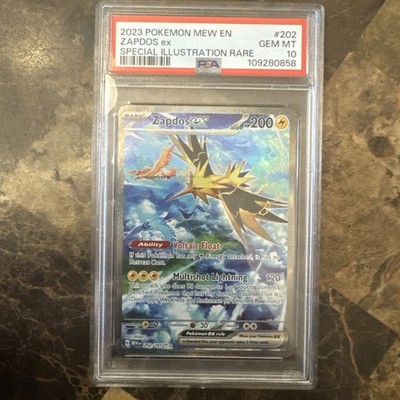 Pokemon 2023 Zapdos ex 202/165 Full Art SIR Scarlet & Violet 151