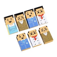 Funny Baldness Men Erasers Easy Erasing Pencil Eraser for School Office Supplies