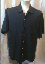 Men's Tommy Bahama button front shirt - L - Silk - Viejo Cigars