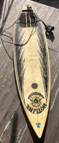 Rare hotline defunct surfboard surf surfing MD mike daniel ultralite fin 6’6”