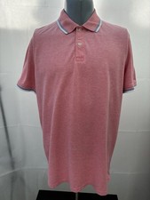 St. John's Bay Comfort Flex Polo Shirt Men's Large Super Soft Classic Fit Pink