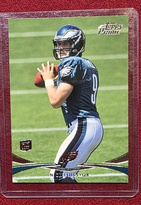 2012 Topps Prime Nick Foles Rookie #5 (RC) Philadelphia Eagles