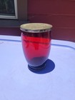 San Diego Ruby Red Glass Qualitee Cottage Cheese Container 12 oz. Farm Style — photo 4