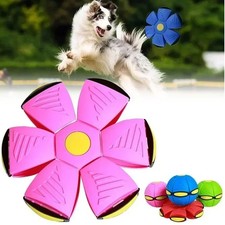 Flying Saucer Ball Deformation Pet Dog Outdoor Decompression Magic Toy Pet Toy
