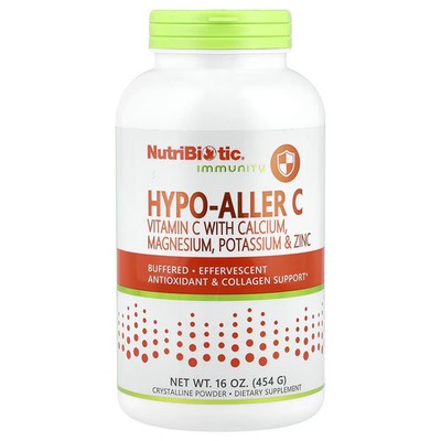 2 X NutriBiotic, Immunity, Hypo-Aller C Vitamin C with Calcium, Magnesium, Potas