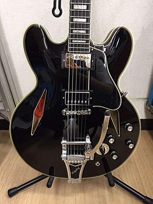 EPIPHONE SHINICHI UBUKATA ES-355 Used Maple body Ebony fingerboard w/Hard case