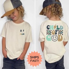 Personalized Child Of God Shirt, Kids Jesus Shirt, Kids Bible Shirt, Toddler Chr