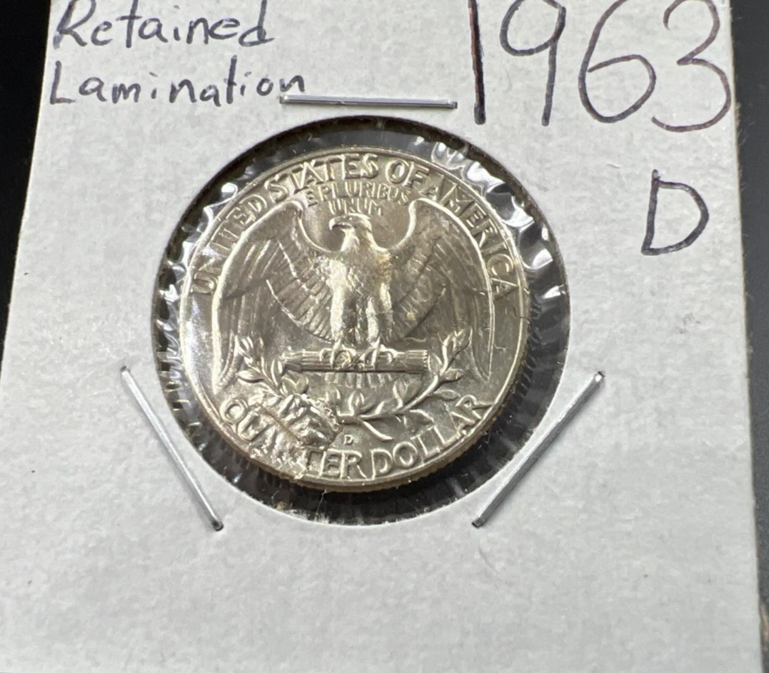Washington Quarter 1963 Silver US Coin Errors for sale | eBay
