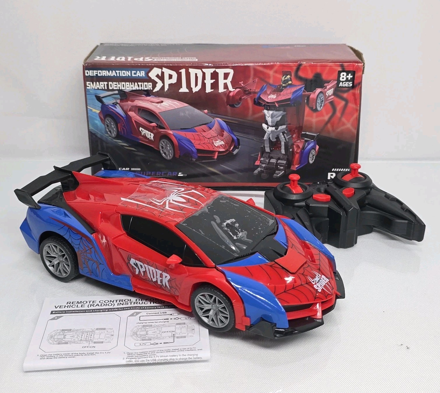 Transformer Remote Control Car 1:18 Racing Deformation Car