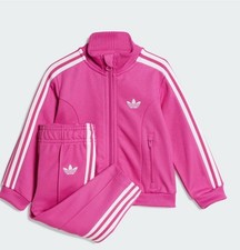 Adidas Classic Vibrant Pink Tracksuit Toddler Size 18-24M