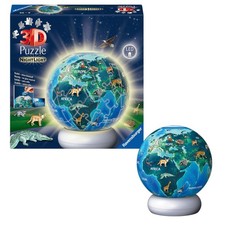 Ravensburger Earth at Night 72-Piece 3D Nightlight Puzzle   Glow-in-the-Dark Puz
