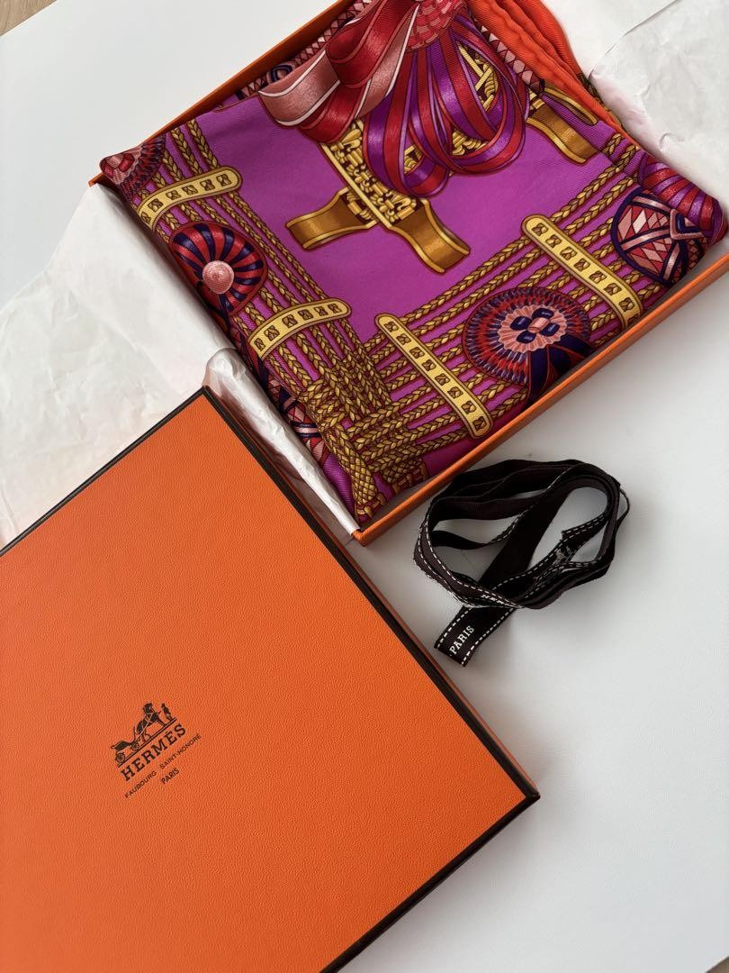 Hermes Silk Scarf 65cm Classic Luxury Fashion Accessory