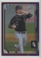 2015 Bowman Draft Chrome Purple Refractor 27/250 Zack Erwin #24 z6b
